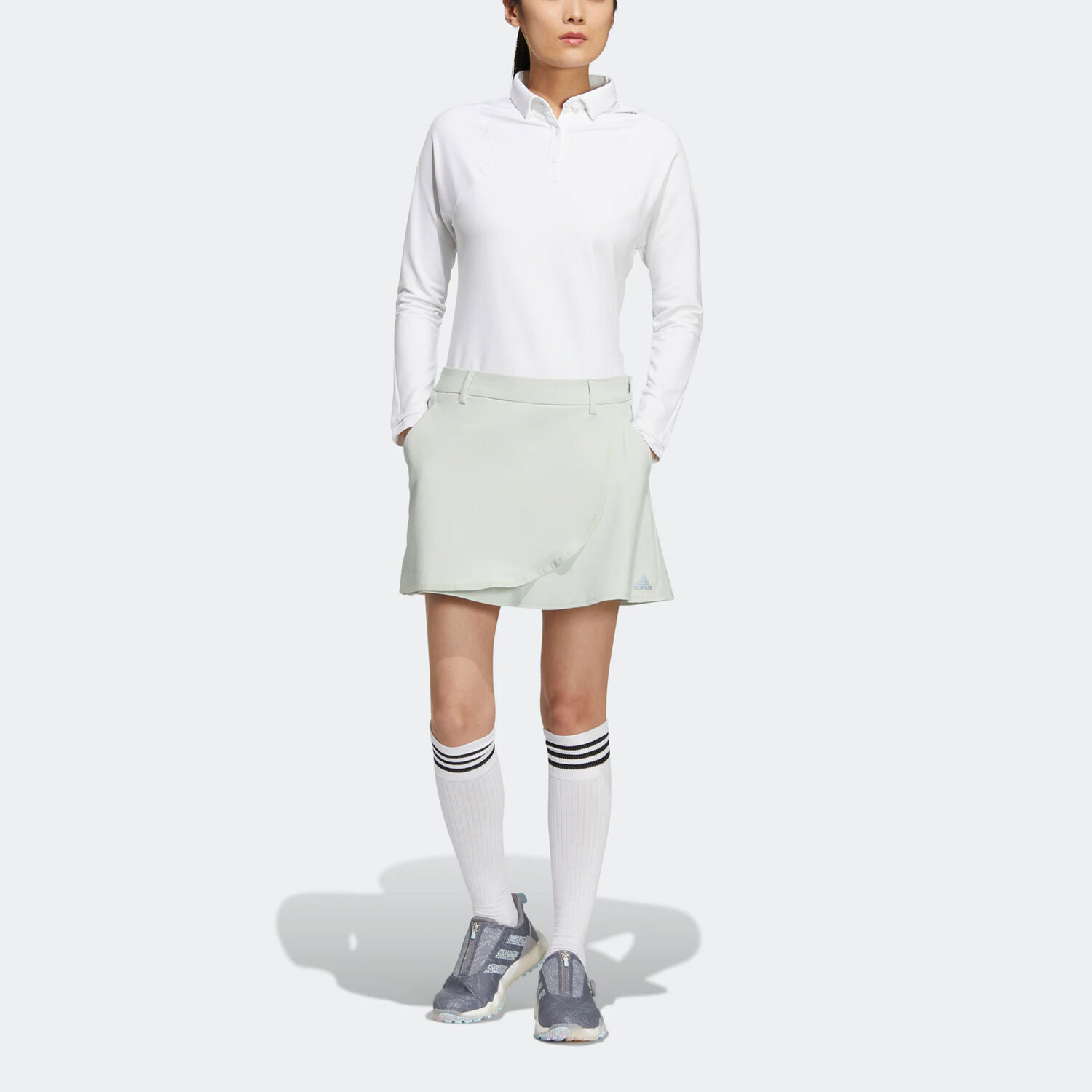 

Юбка повседневная женская льняная зеленая Adidas