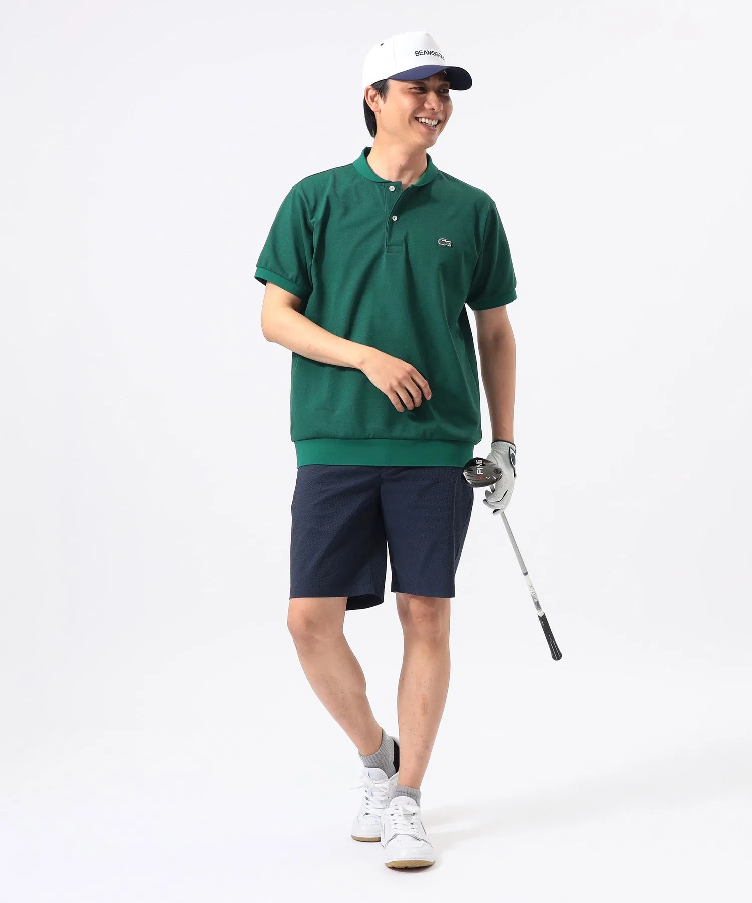 <МУЖСКИЕ> [Эксклюзив] LACOSTE / Поло с воротником-шалью — фото 2