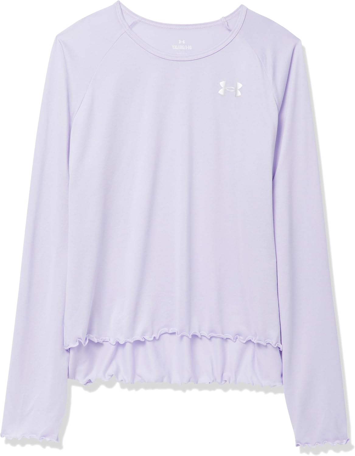 

Футболка Under Armour Girls Tech Novelty Long Sleeve, (535) Salt Purple/Metallic Silver, Фиолетовый, Футболка Under Armour Girls Tech Novelty Long Sleeve, (535) Salt Purple/Metallic Silver
