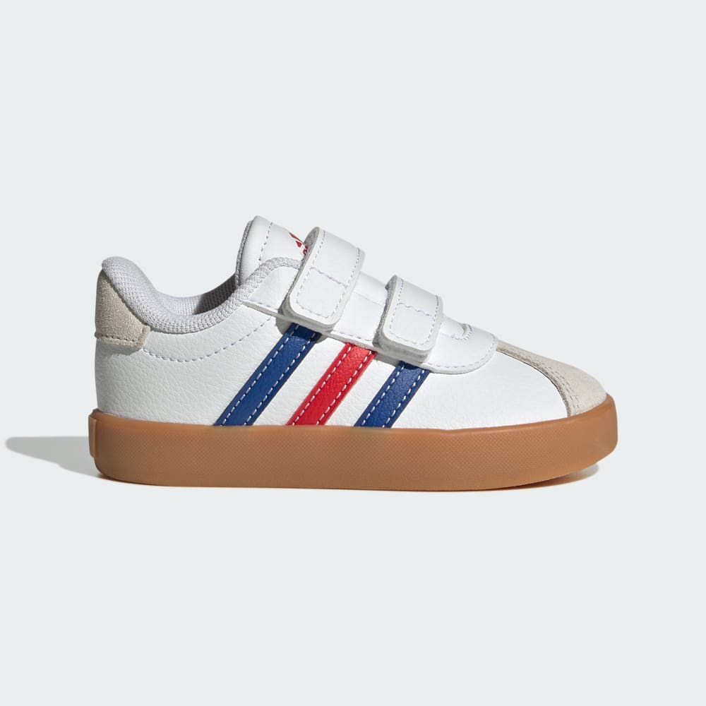 

Кроссовки Adidas VL Court 3.0 Shoes Kids, цвет Cloud White/Royal Blue/Better Scarlet
