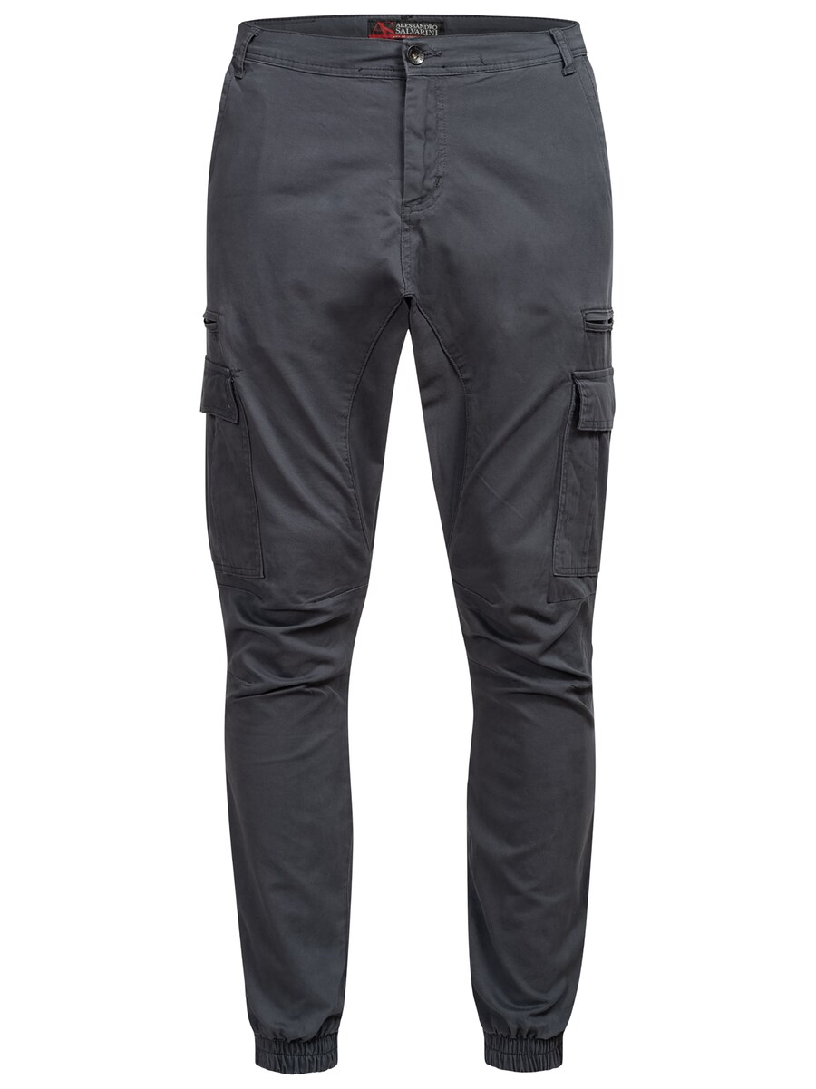 

Брюки-карго Alessandro Salvarini Regular Cargo Pants, темно-серый