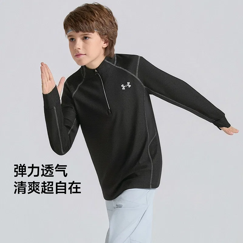 Футболка детская Crew Neck Under Armour Black — фото 4