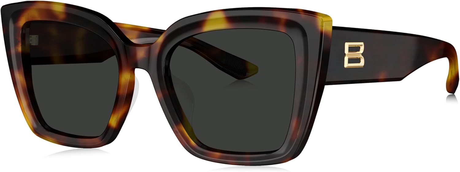 

Женские солнцезащитные очки BOLON в форме «кошачий глаз» большого квадратного размера, модель BL3211 Amalfi, 53 мм, эксклюзивный бренд очков EssilorLuxottica, Tortoiseshell/Gradient Tawny