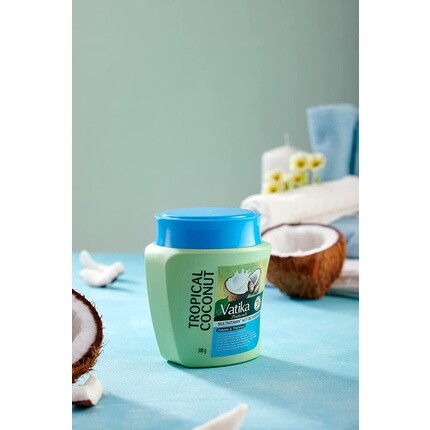 Маска для волос Dabur Vatika Naturals Кокосовая 500г — фото 3