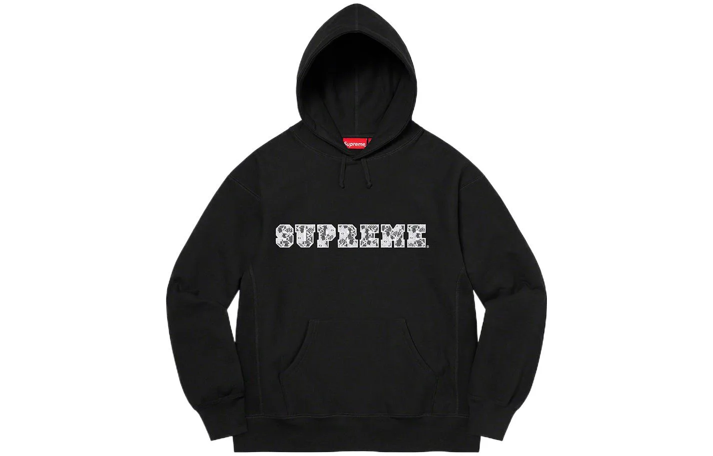 Самый капюшонный худи Supreme, коричневый — фото 3