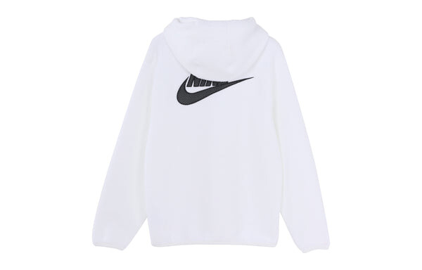 Толстовка Men's Nike Sportswear Sport Essentials+ Casual Sports Breathable Fleece Pullover White, белый — фото 2