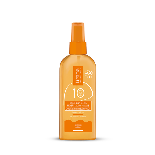 

Масло-ускоритель загара с каротином и spf10, 150 мл Lirene Sun