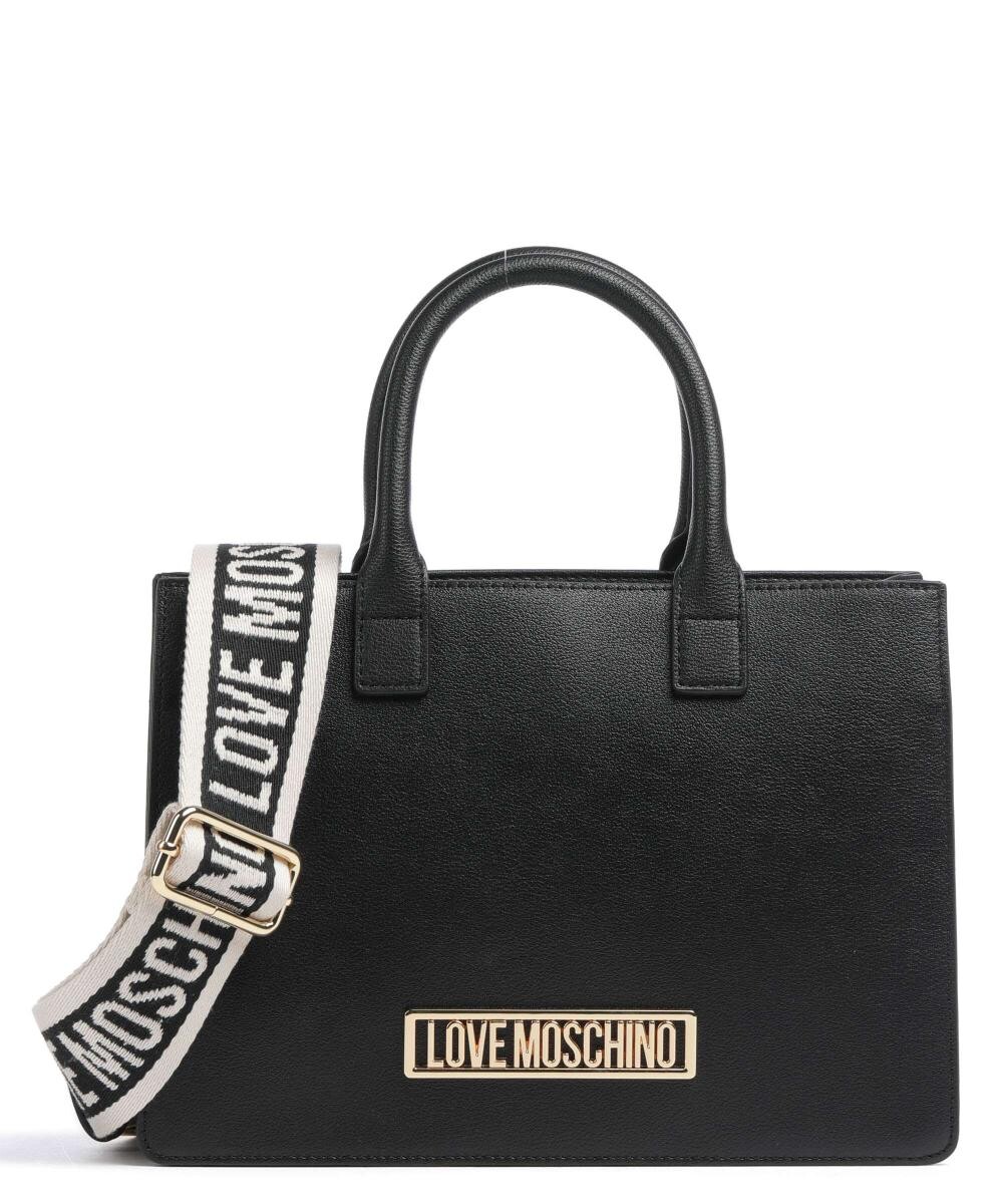 

Сумочка из искусственной кожи с лямкой-лямкой Love Moschino, черный