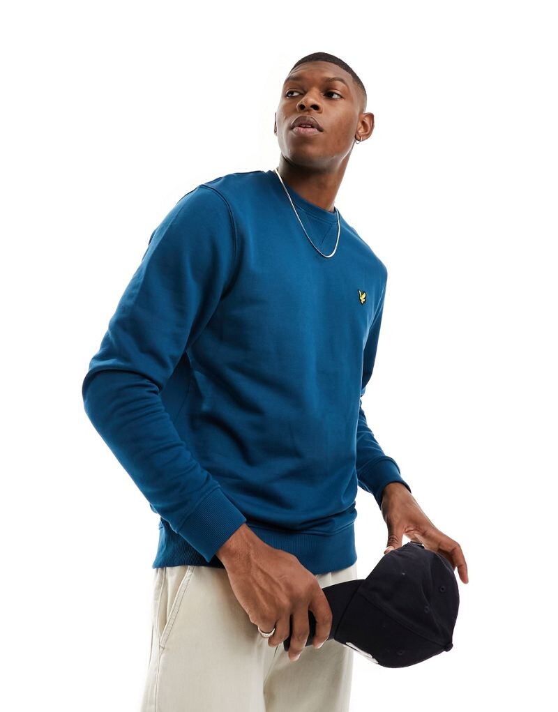 

Толстовка с круглым вырезом Lyle & Scott в темно-синем цвете Lyle & Scott Vintage