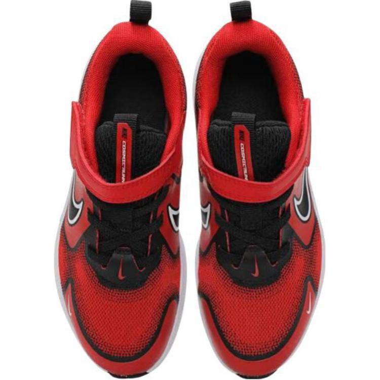 Дышащие и износостойкие кроссовки Cosmic Runner с низким верхом для детей. Nike, красный/черный — фото 3