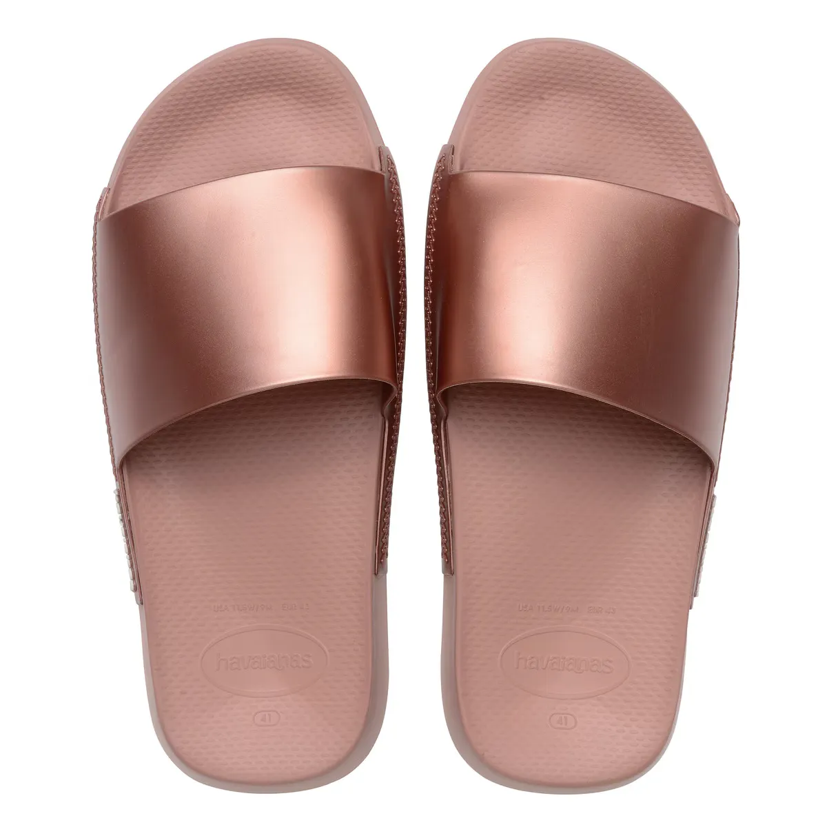 Шлепанцы унисекс Классические шлепанцы Havaianas с металлическим отливом, цвет Rosa