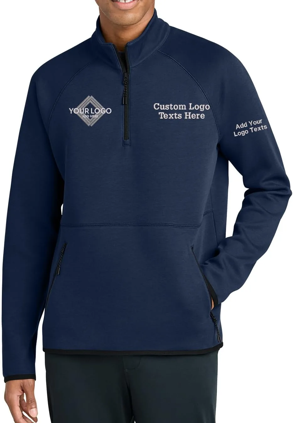 

INK STITCH Unisex St841 вышивка на заказ с логотипом и текстом Phenol Quarter Zip Pullover