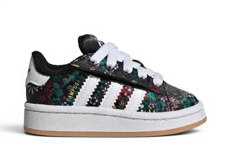 Детские кроссовки Liberty London x Adidas Campus 00s, черный