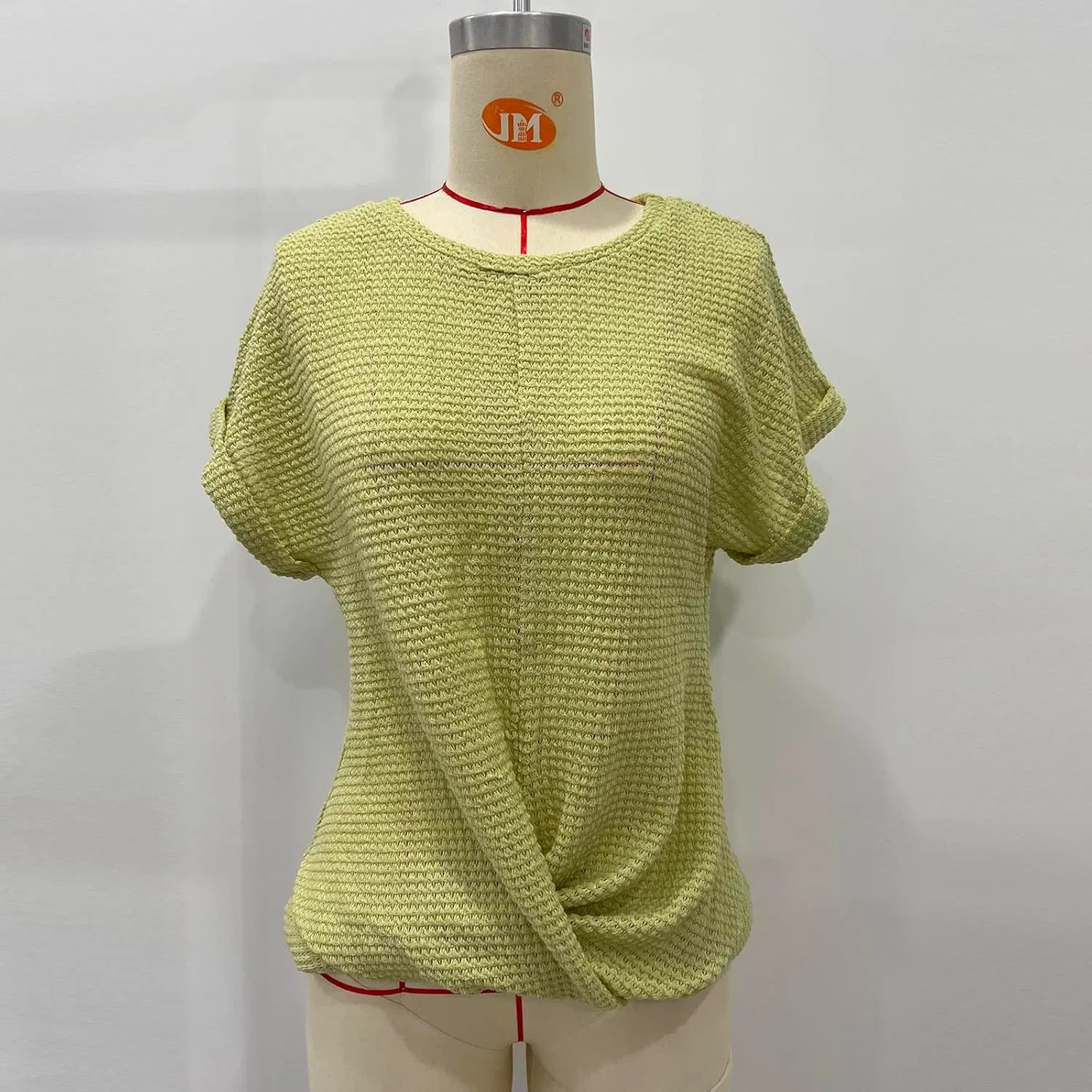 Футболка женская с круглым вырезом, свободный крой, Mint Green — фото 3