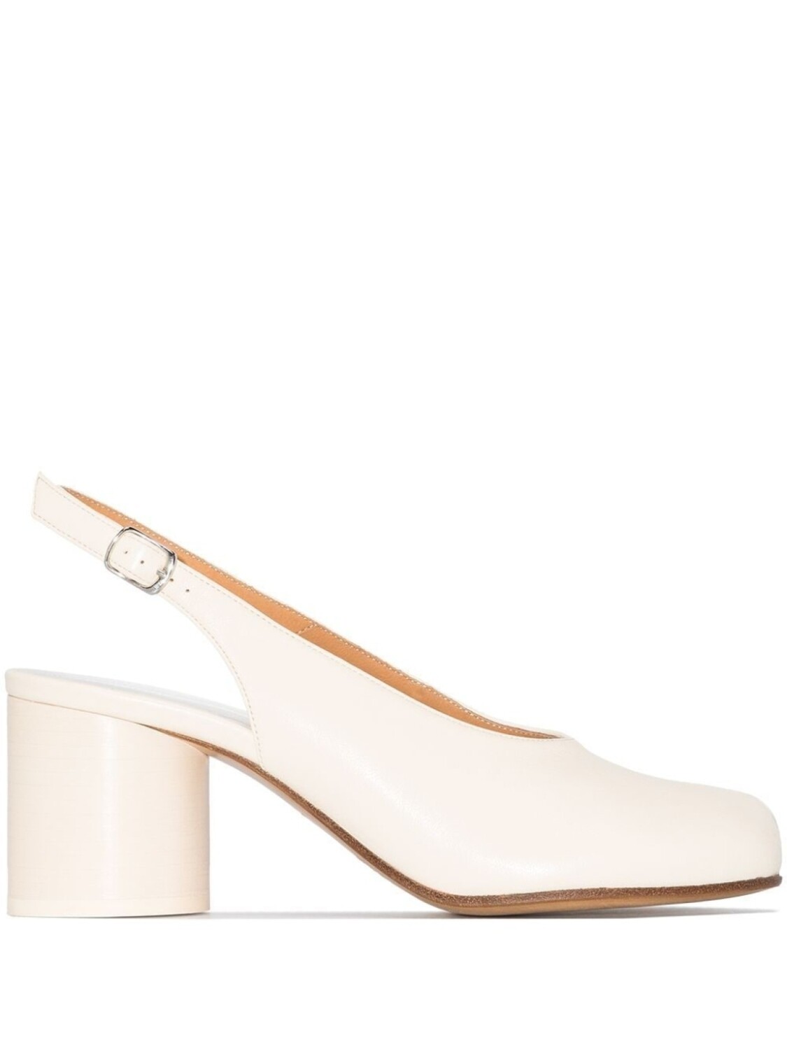 

Maison Margiela туфли Tabi 60 с ремешком на пятке, белый