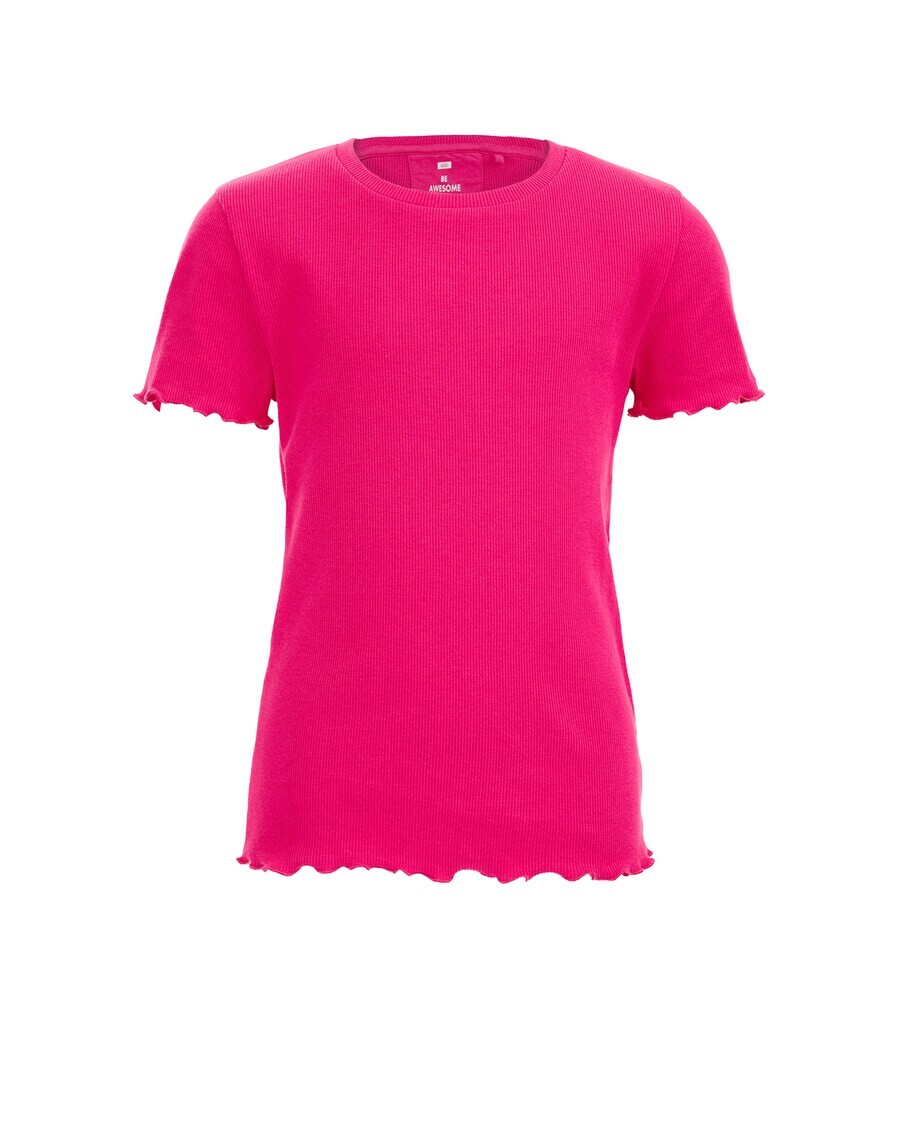 

Футболка We Fashion, фуксия, Розовый, Футболка We Fashion, фуксия