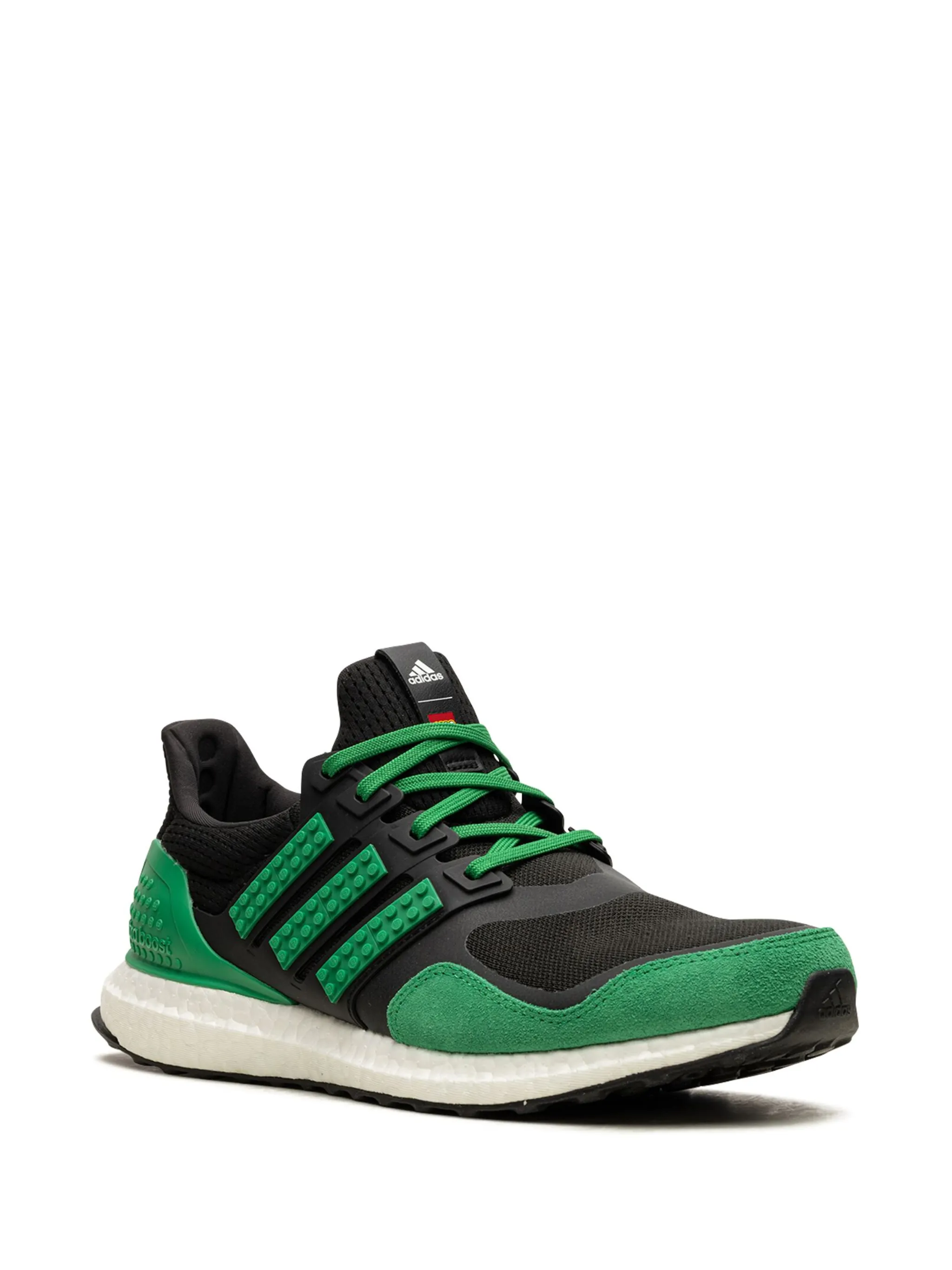 Кроссовки Ultraboost DNA Core/Green/Core из коллаборации с LEGO Adidas, зеленый — фото 2