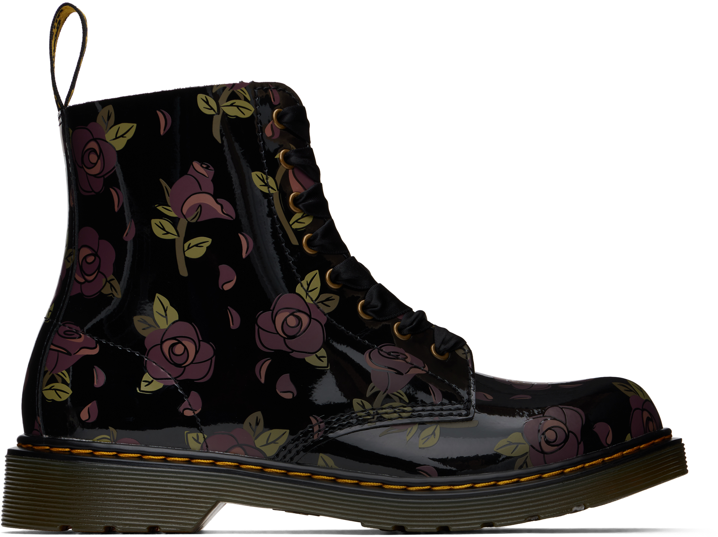 

Ботинки Pascal для маленьких детей черного цвета 1460 Dr. Martens