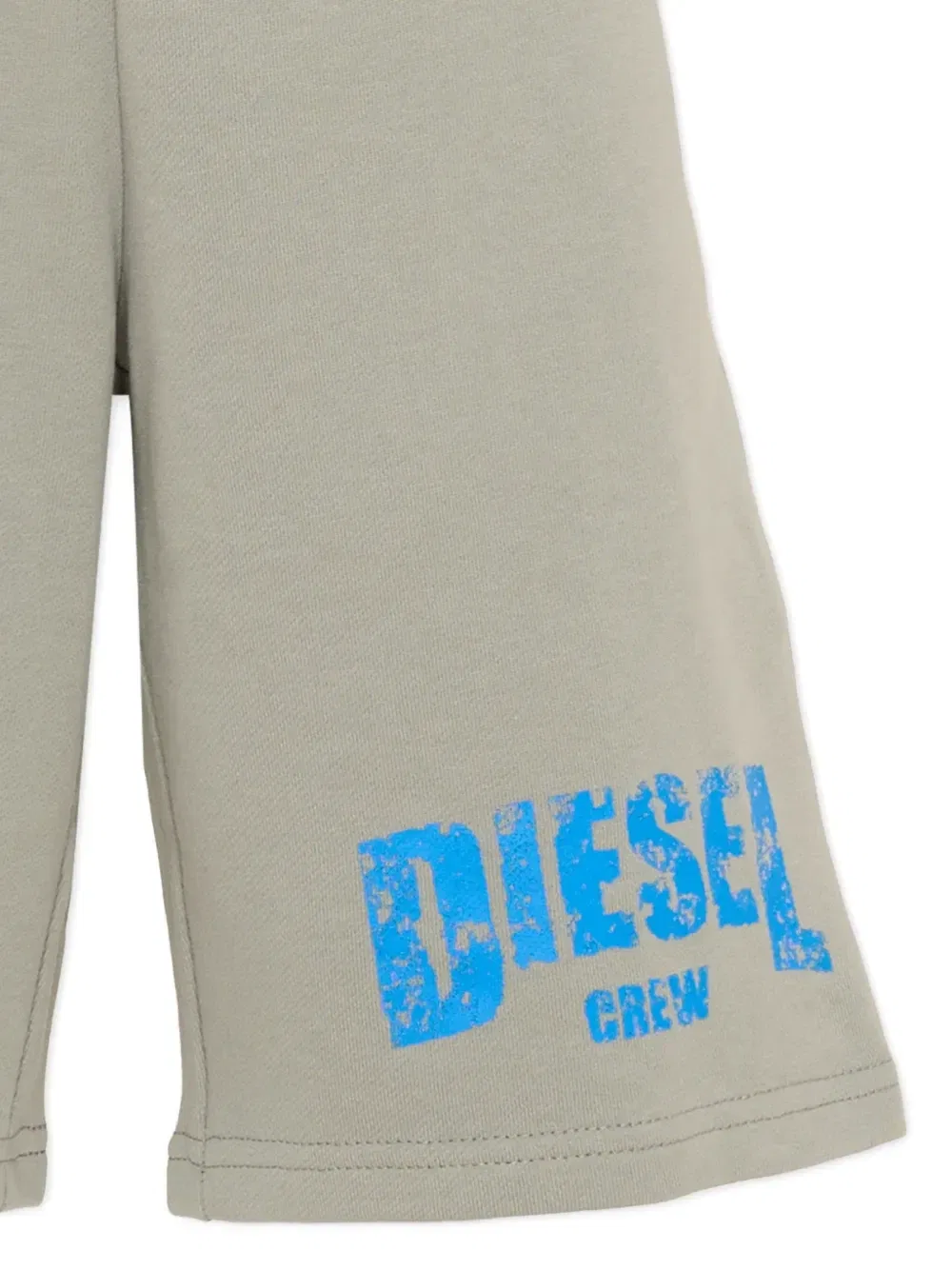 Хлопковые шорты с логотипом Diesel Kids, зеленый — фото 3