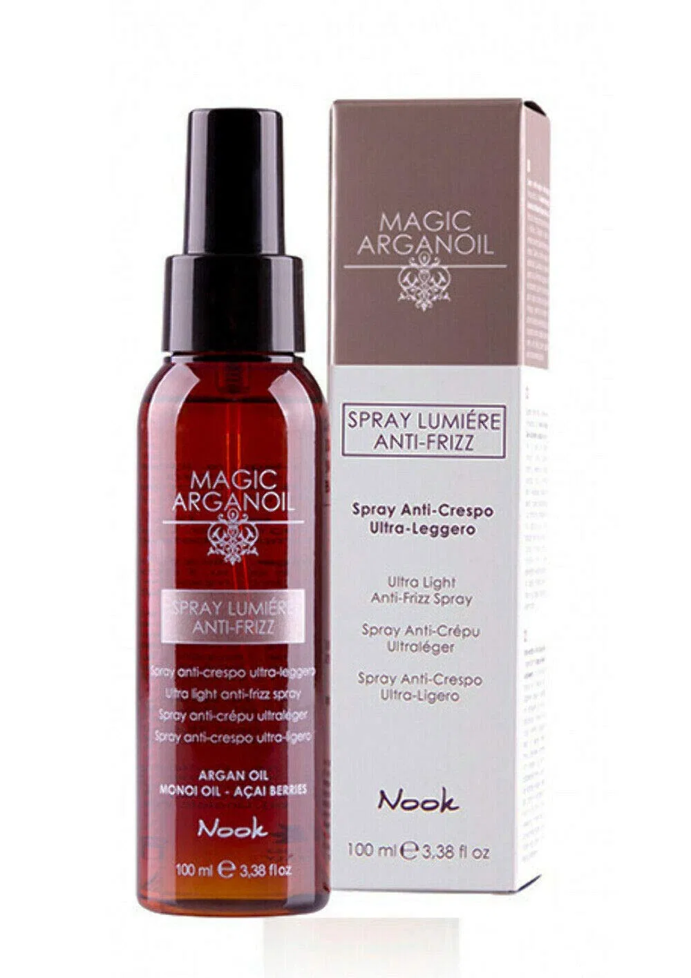 Спрей Nook Magic Arganoil Secret Lumiere/Anti-Frizz, 100 мл Nook