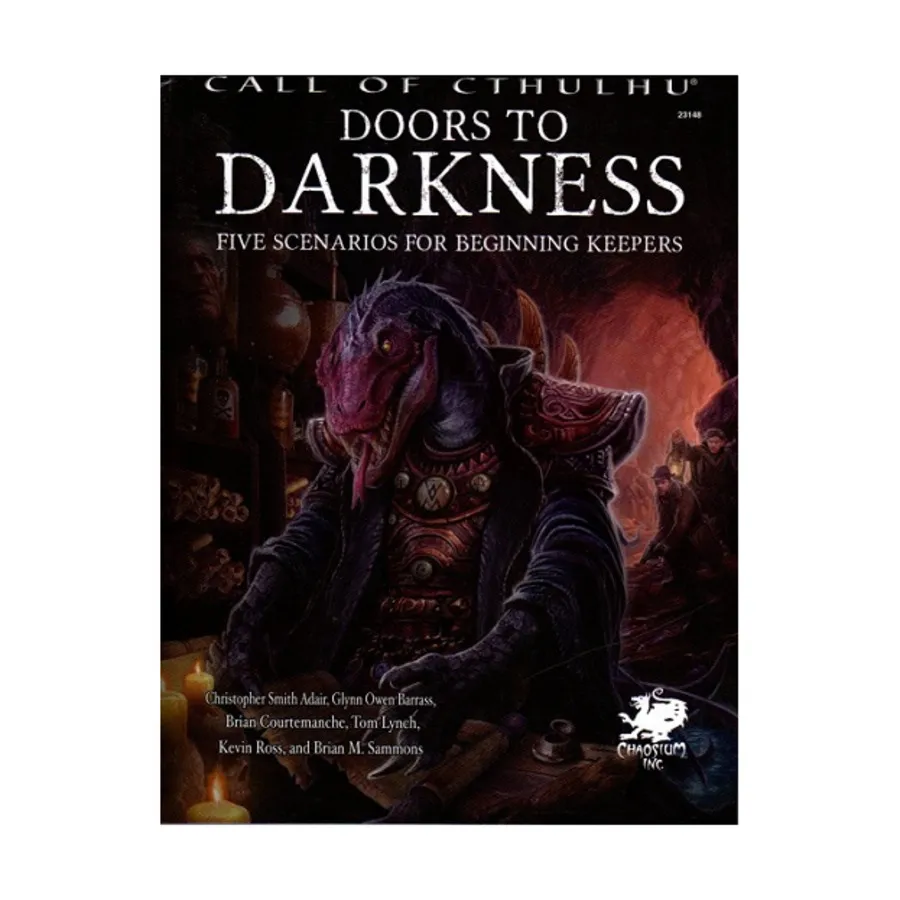 

Doors to Darkness (NecronomiCon 2015 Edition), Call of Cthulhu - Adventures & Modules (Chaosium 5.6-6th Editions), мягкая обложка