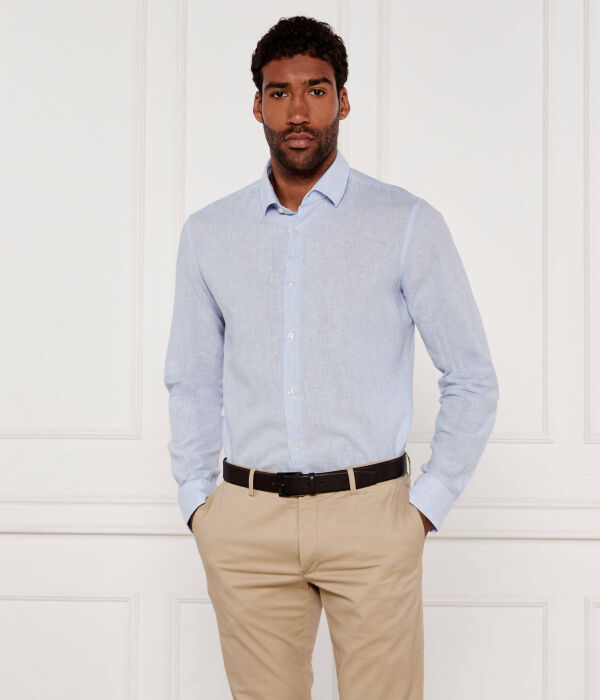 

Льняная рубашка пит-в Slim fit Joop!, синий