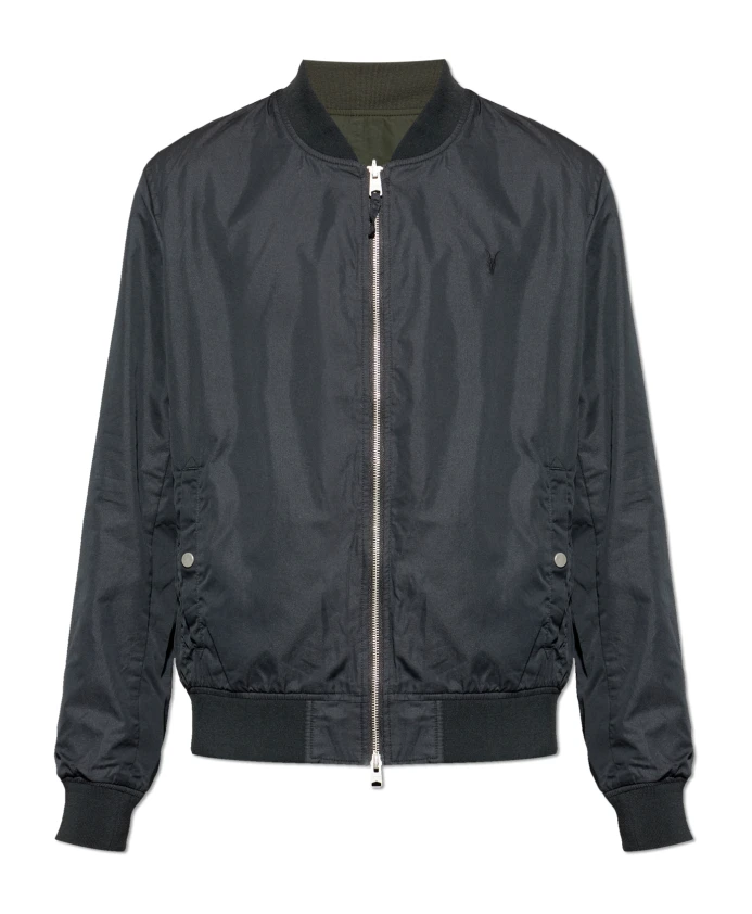 

Двусторонняя куртка-бомбер Bassett с черепом барана Allsaints, черный