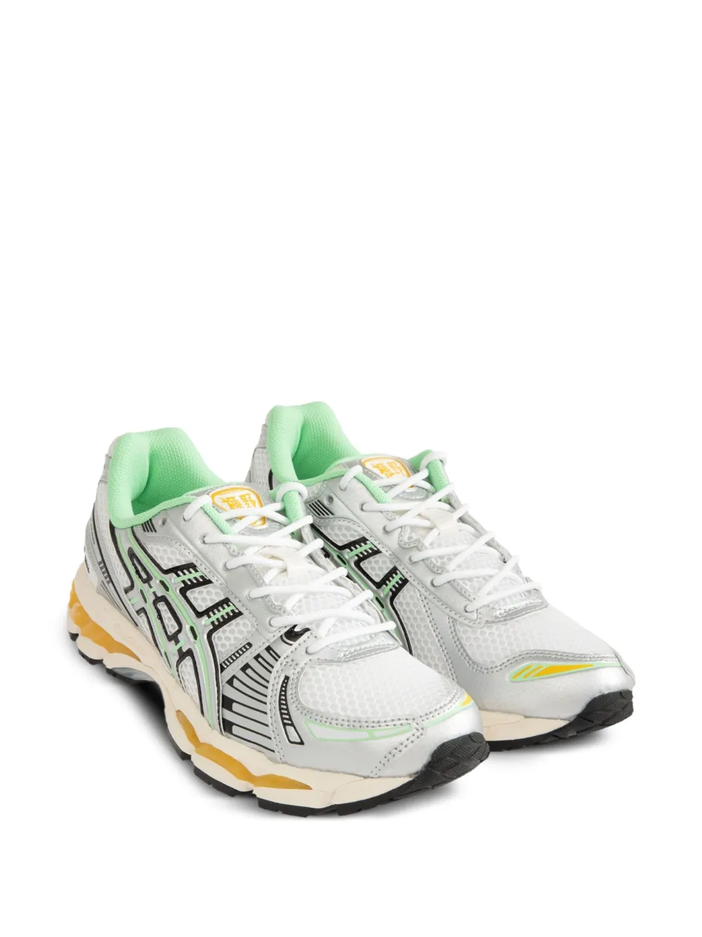 Кроссовки Gel-Kayano 12.1 на шнуровке ASICS, белый — фото 2