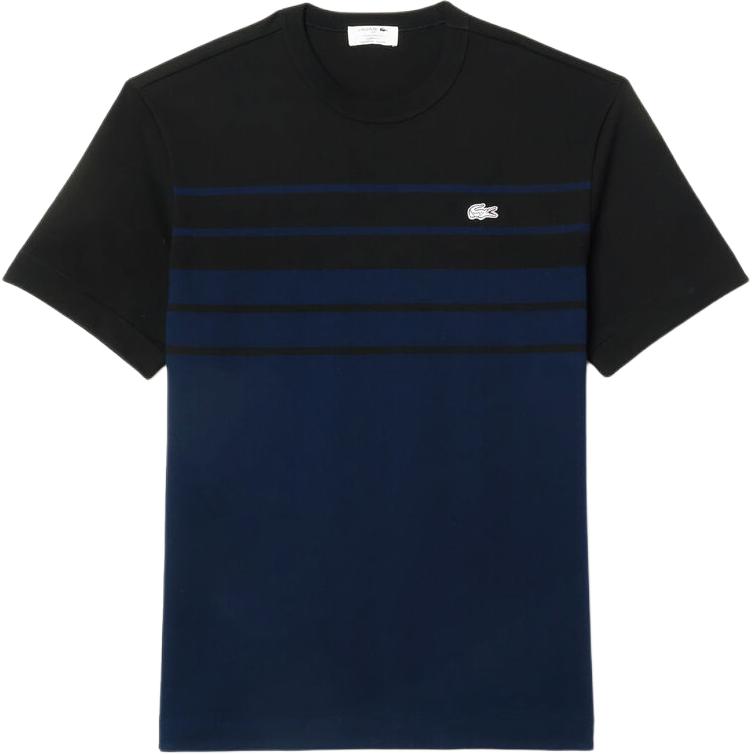 

LACOSTE Футболка мужская морская синяя, Синий, LACOSTE Футболка мужская морская синяя