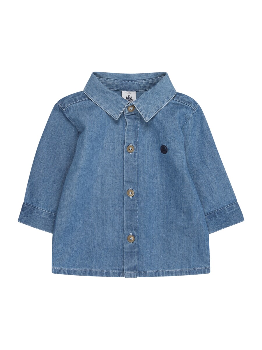 

Блузка PETIT BATEAU, синий деним