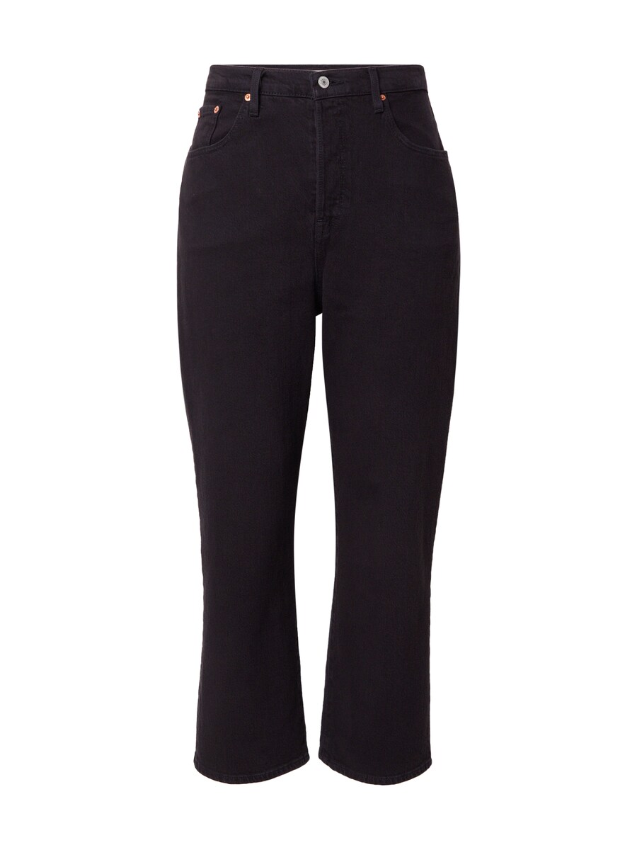 

Зауженные джинсы Levi's Plus RIBCAGE STRAIGHT, черный деним