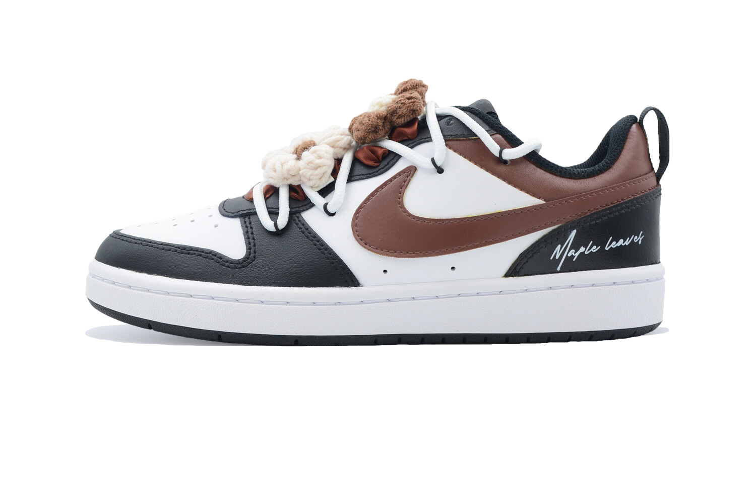 

Кроссовки Nike Skateboarding Shoes Women's Low-top Black/white, цвет Coffee