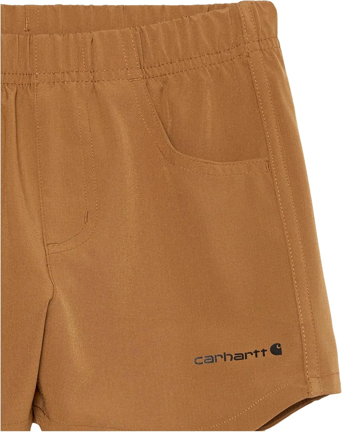 Шорты Carhartt Girls Rugged Flex Ripstop Denim Short, коричневый — фото 3