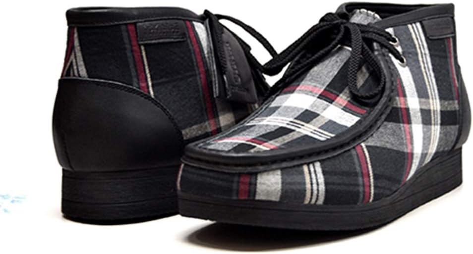 

Мужские кожаные и замшевые ботинки на шнуровке 12 British Collection, черный