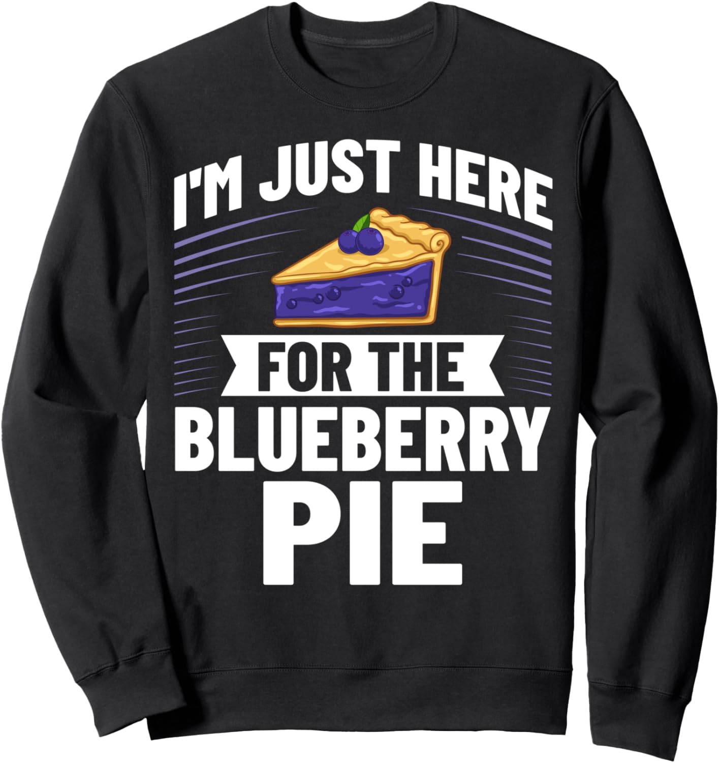 

Рецепт черничного пирога, начинка для торта, веганская толстовка Blueberry Pie, черный