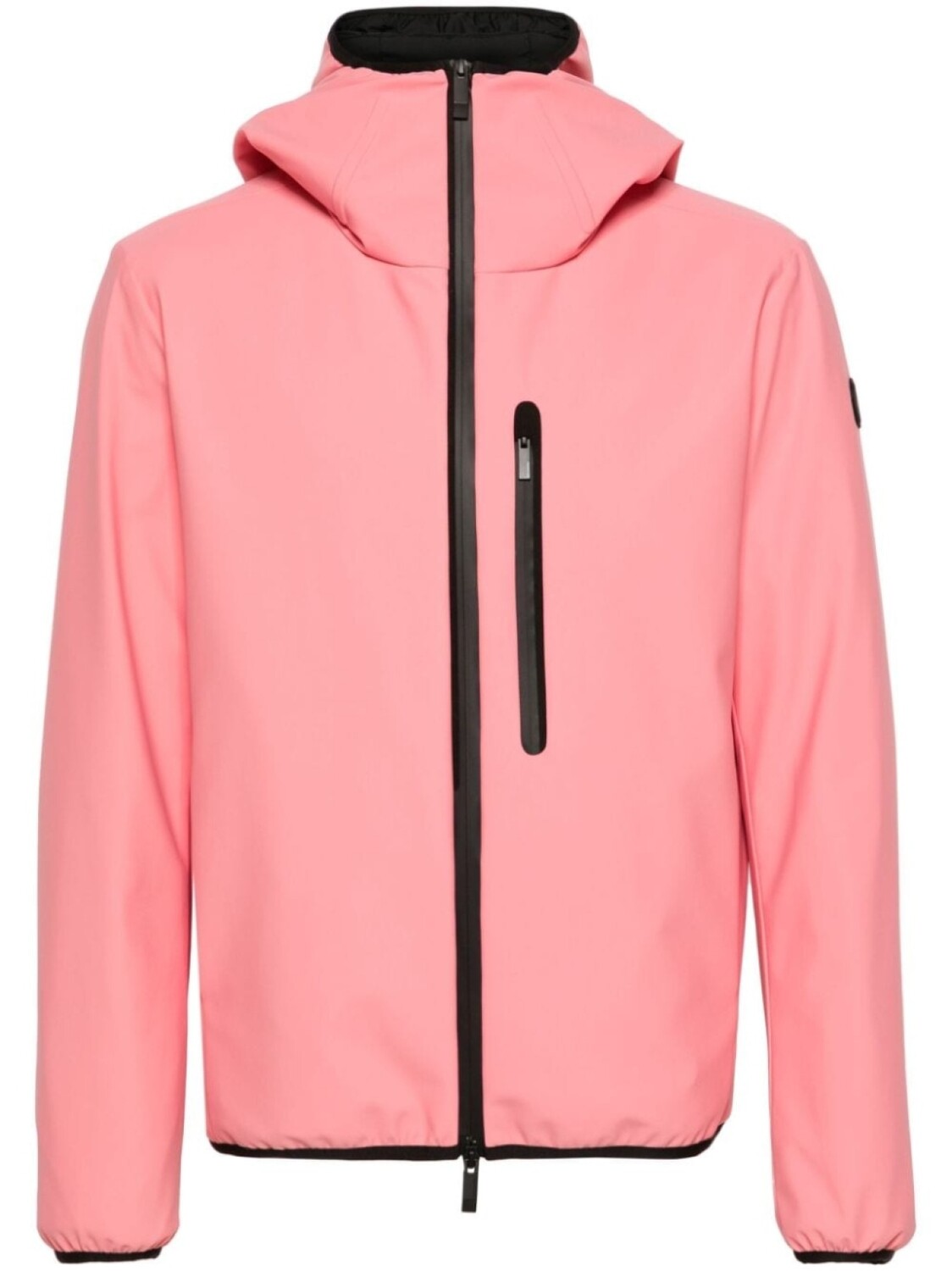 

Moncler пуховик Lausfer с капюшоном, розовый