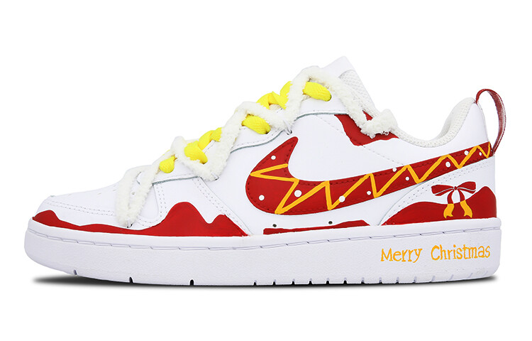 

Кроссовки Nike Skateboarding Shoes Women's Low-top White/red/yellow, красный
