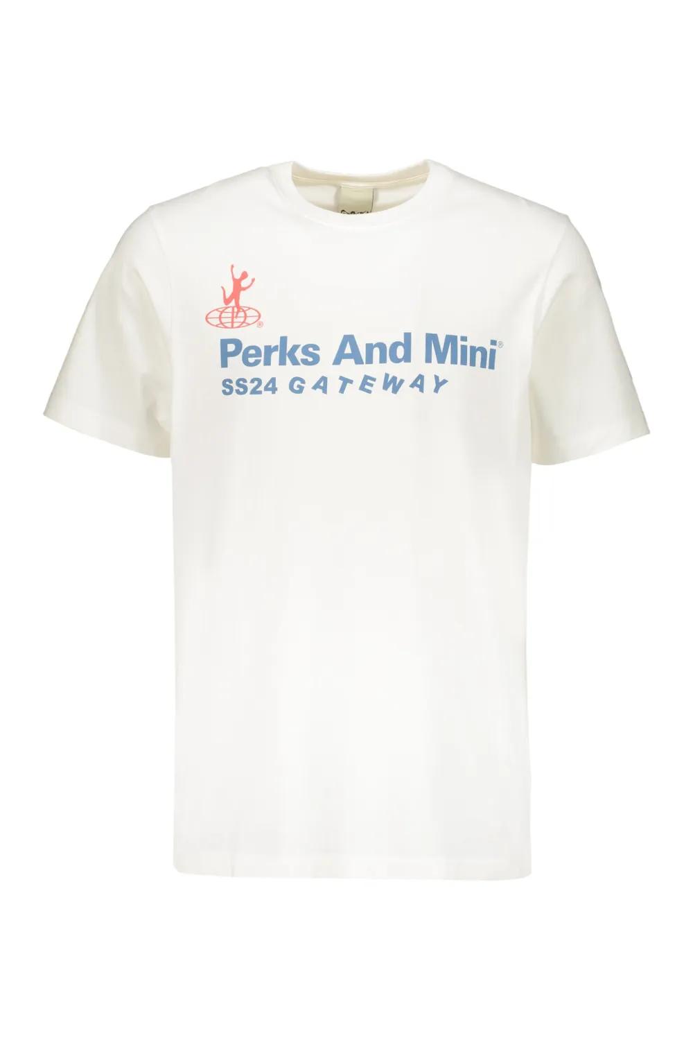 

Футболка с круглым вырезом и логотипом Perks And Mini, белый