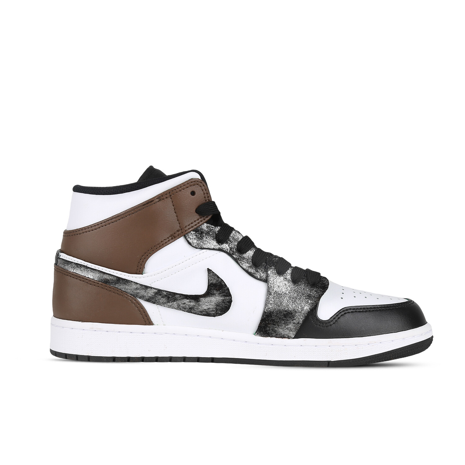 

Кроссовки Air Jordan 1 Vintage Basketball Shoes Men Mid-top Black/Brown, цвет Galactic Traveler