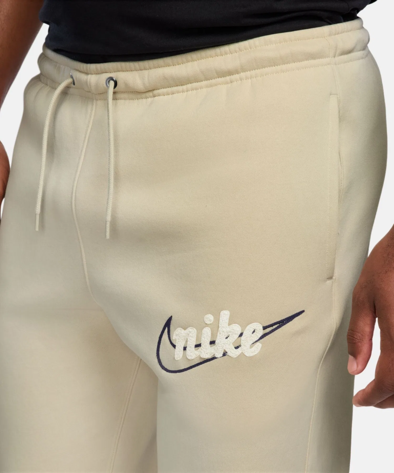 Мужские флисовые спортивные брюки Nike Sportswear Club IF0700-229, светло-хаки — фото 3