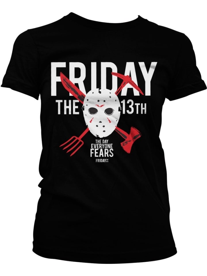 

Friday The 13th Черная футболка, Черный, Friday The 13th Черная футболка
