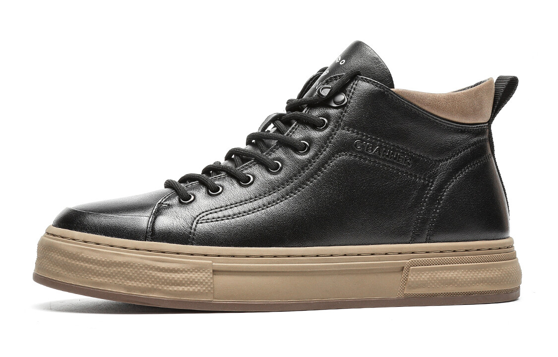 

Кроссовки C°BANNER Skateboarding Shoes Men Low-top Black, черный