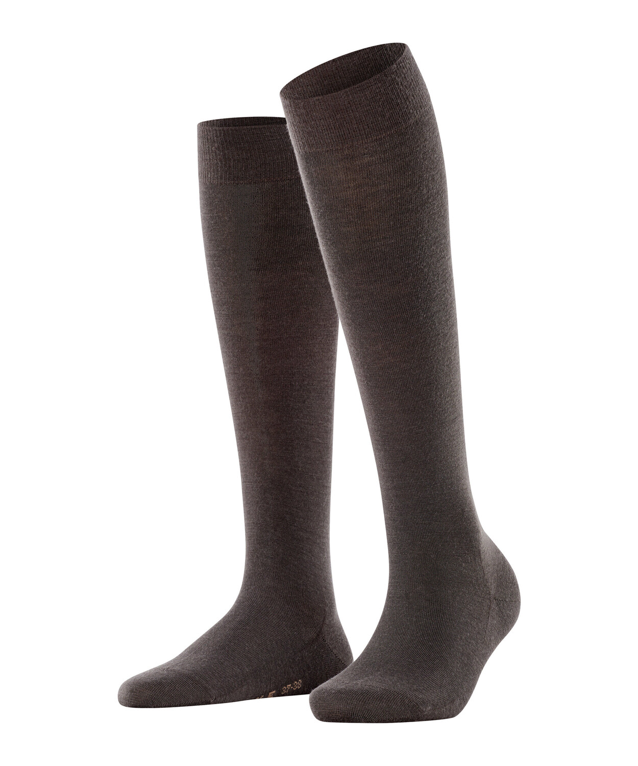 

Носки Falke Kniestrümpfe Softmerino, темно коричневый