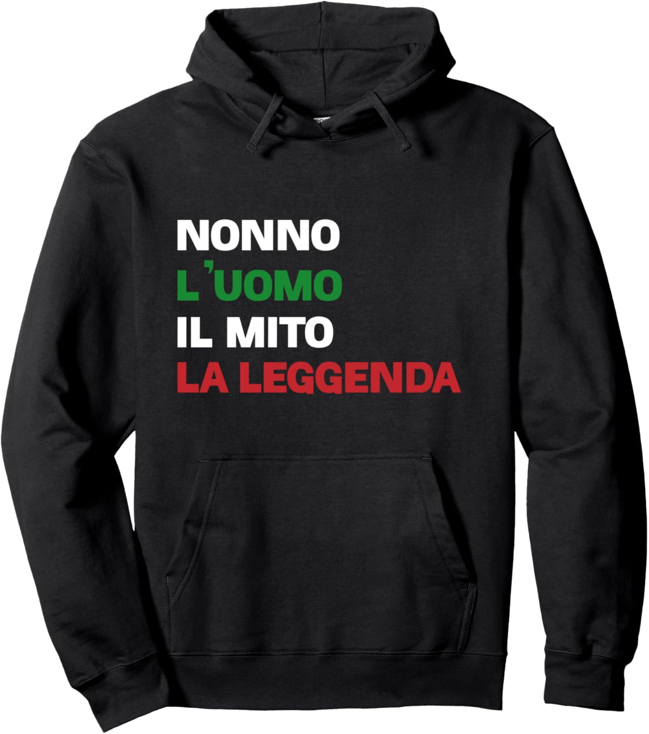 

Толстовка Nonno L'UOMO IL Mito La Leggenda Grandpa Grandfather & Grandparent Gifts, черный