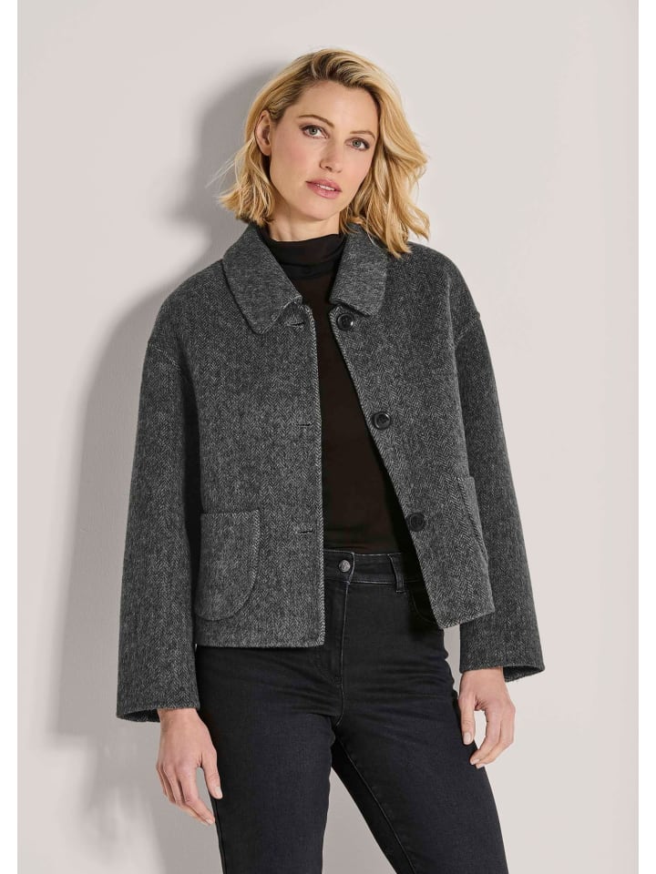 

MADELEINE Элегантная куртка для прохладных дней, серо-меланжевого цвета