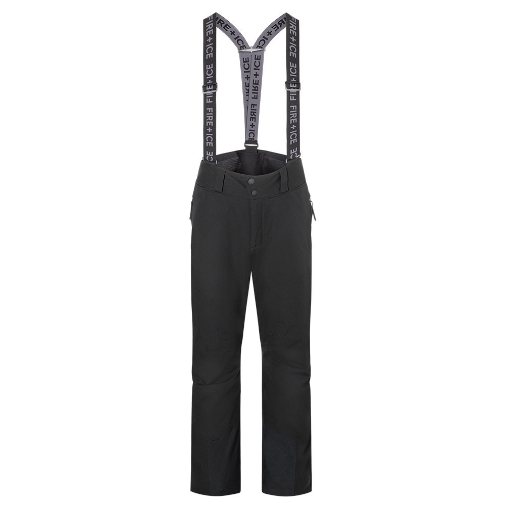 

Утепленные лыжные брюки Fire + Ice Scott3-T (мужские) - зима 2025 года, Black