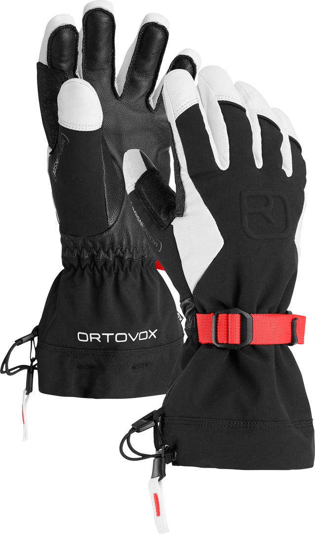 

Ortovox Женские перчатки Merino freeride black raven S