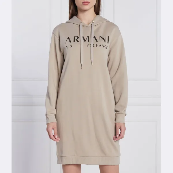 

Платье Armani Exchange, бежевый