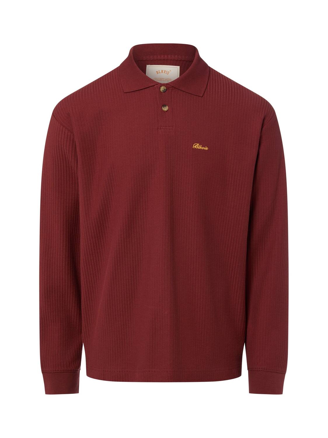 

BLKVIS Лонгслив в каштаново-коричневом цвете