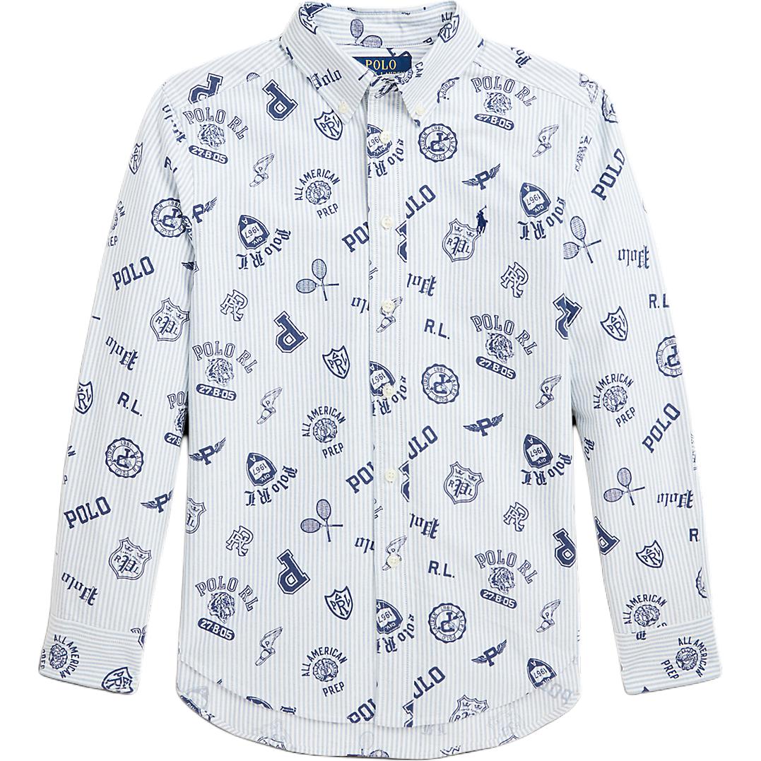 Polo Ralph Lauren Рубашка весна осень Kids' White — фото 3